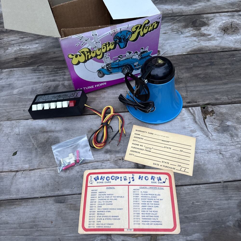 Rare Whoopie Horn 64 Tune Horn Dukes Of Hazard Antenna Electric Co.